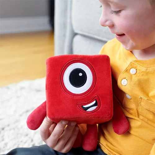 Numberblock One - plüss figura