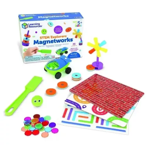 STEM Explorers Magnetworks - Mágneses STEM játék gyerekeknek