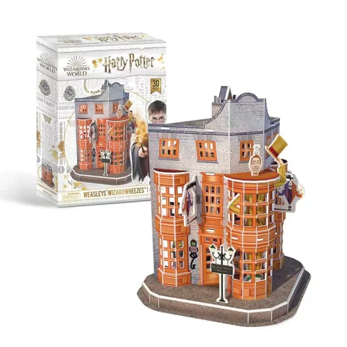 CubicFun - HARRY POTTER - Weasley féle varázsvicc bolt 3D puzzle - Palincs Játék