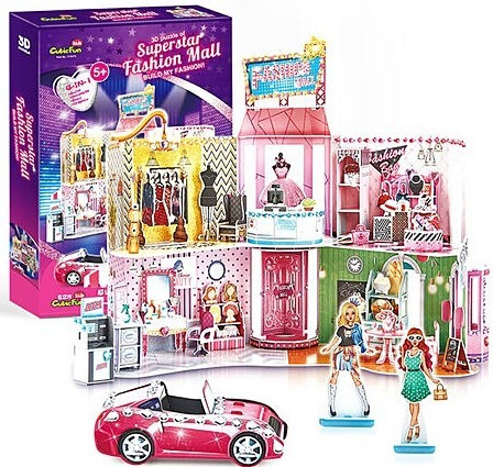 CubicFun - 3D puzzle - Szupersztár divatközpont - Palincs Játék