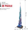 CubicFun - 3D puzzle Burj Khalifa - LED világítással- Palincs Játék