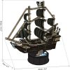 CubicFun - 3D puzzle  - Fekete Szakáll hajója, Queen Anne - Palincs Játék