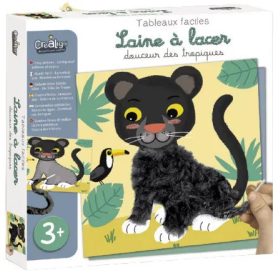 CreaLing - Vadállatok - Puha képek fűzős kreatív játék   CreaLing - Vadállatok - Puha képek fűzős kreatív játék