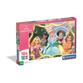 Clementoni - Disney hercegnők - Supercolor 104 db-os puzzle