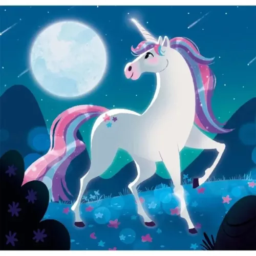 Clementoni -3:1-ben puzzle Fantasztikus lények (Sellő, unikornis, sárkány) 3*48