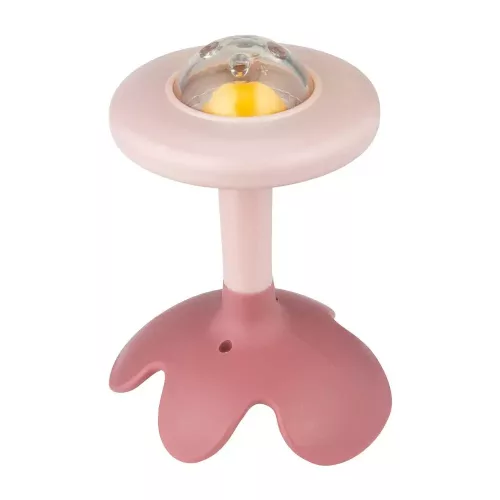 Canpol babies Szenzoros rágóka csörgővel - pink