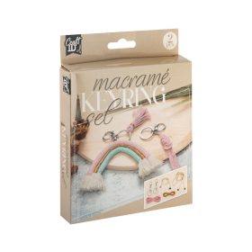 Craftart - Makramé kulcstartó készítő készlet Craftart - Makramé kulcstartó készítő készlet