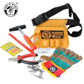   Szerszámkészlet - bőr szerszámtáskával, övvel - mini 03