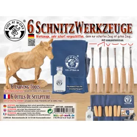 Fafaragó vésőkészlet, 6 részes, új