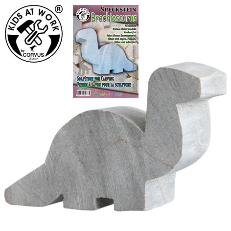 Kőszobrászat - Szappankő brachiosaurus készítés