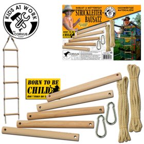 Kötéllétra készítő készlet 5 rúddal