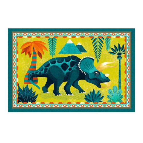 Meghívó készlet - Dínó parti - Cric croc, Dino Rock !