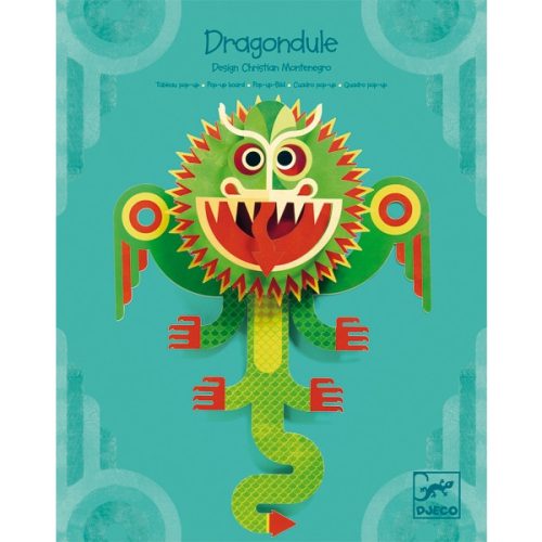 3D-s faldekoráció - Sárkány - Dragon