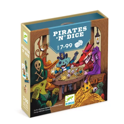 Társasjáték - Kalóz kockázat - Pirates 'n' Dice