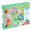 Képszínezés pöttyökkel és pompomokkal - Lenn a fűben - Dots and Pompoms – In the Grass