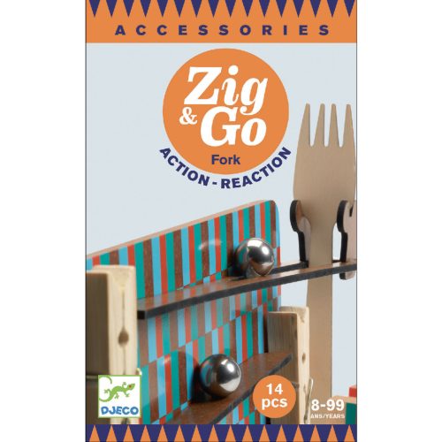 Építőjáték - Villa, 14 db-os - Zig and Go - Fork