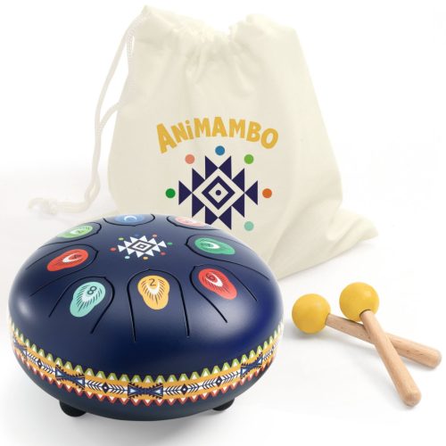 Játékhangszer - Rezgőnyelves acél dob - Metal drum