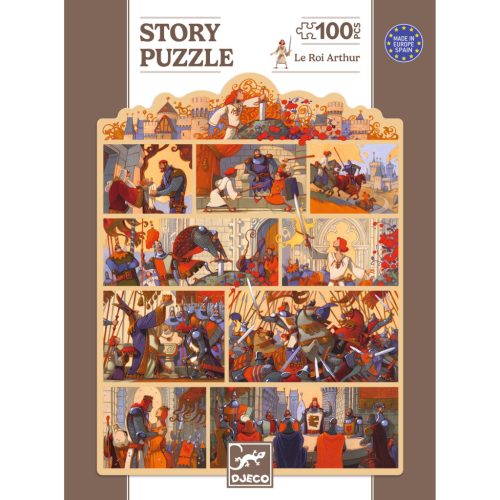 Mese puzzle - Artúr király, 100 db-os - The King Arthur