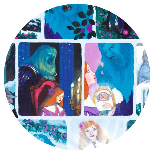 Mese puzzle - A szépség és a szörnyeteg, 100 db-os - Beauty and the Beast