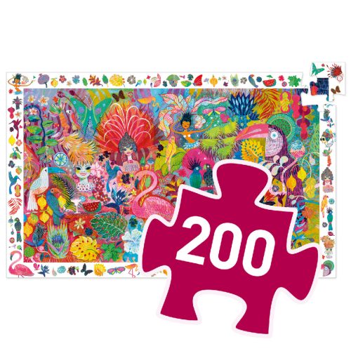 Megfigyeltető puzzle - Riói karnevál, 200 db-os - Rio Carnival
