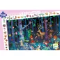   Djeco - Megfigyeltető puzzle - Elvarázsolt erdő, 100 db-os - Enchanted Forest
