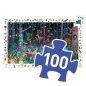   Djeco - Megfigyeltető puzzle - Elvarázsolt erdő, 100 db-os - Enchanted Forest