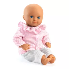   Djeco - Játékbaba - Alba, sötétkék szemű, 32 cm - Alba dark blue eyes