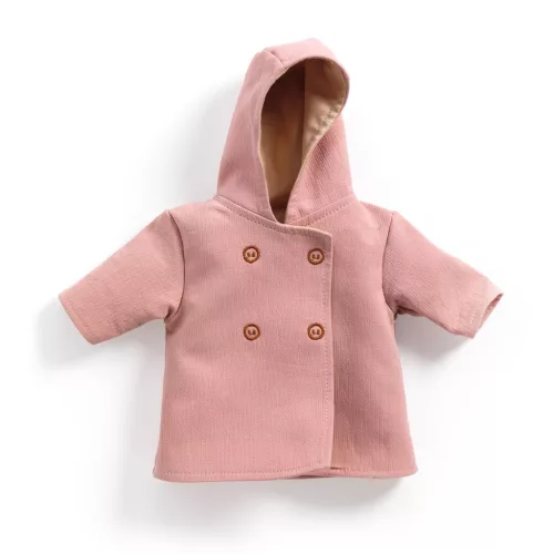 Djeco - Játékbaba ruha - Kapucnis kabát - Hooded coat