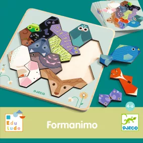   Djeco - Fejlesztő játék - Állatformák kirakója - Eduludo FormAnimo