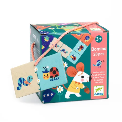 Djeco - Dominó játék - Kicsi állatok - Domino Small animals