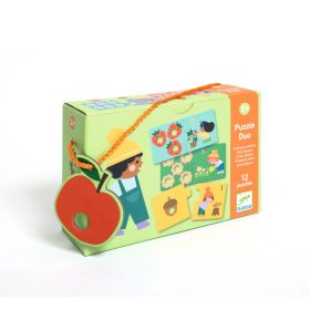   Párosító puzzle - Számpárosító, 24 db-os - First figures