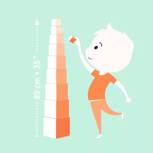 Toronyépítő kocka - Vadon élő állatok - Wild animals