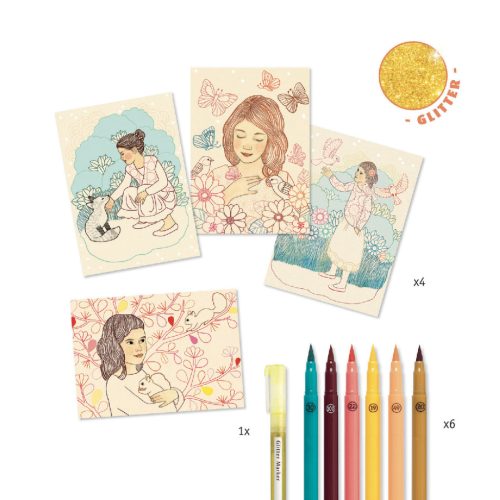 Festés és színezés filctollal - Kert varázs - Spellbound