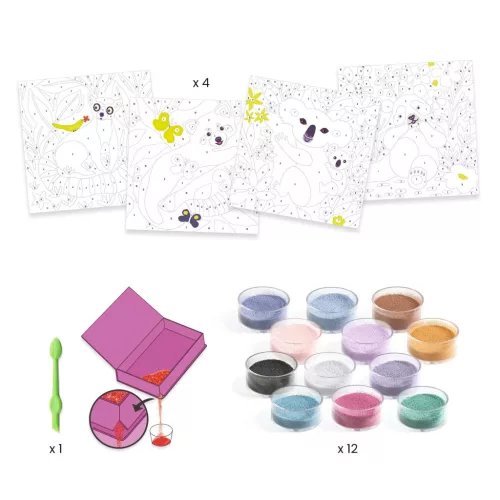 Homokkép készítés - Bársonyos mancsok - Velvety paws