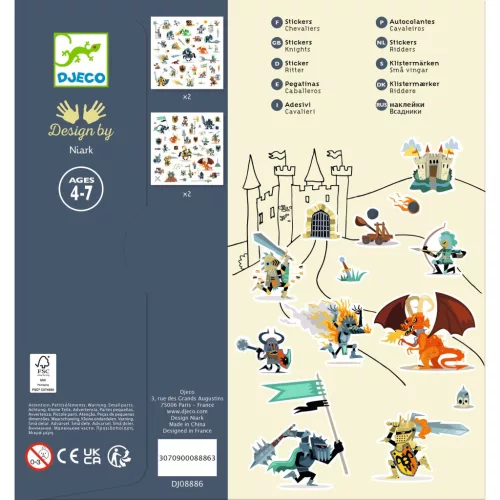 Matricák - Bátor lovagok - Knights