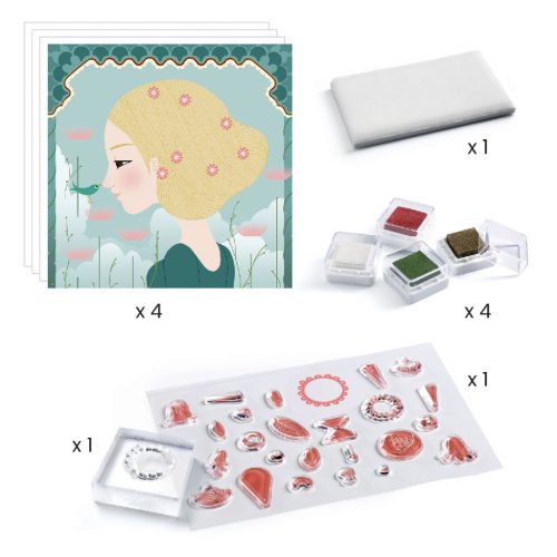 Kreatív nyomdakészlet - Minták és dekorációk - Patterns and decorations