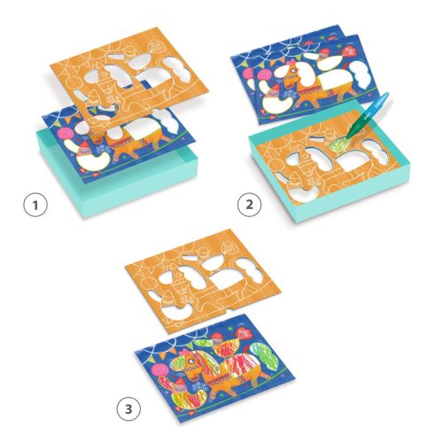 Sablon színező - Sétáló - Tightrope walker and balls