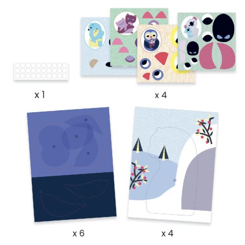 Matricázó képkészítés - Ölelések - Hugs