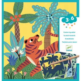 Djeco - Karckép technika - Nagy állatok - Big animals