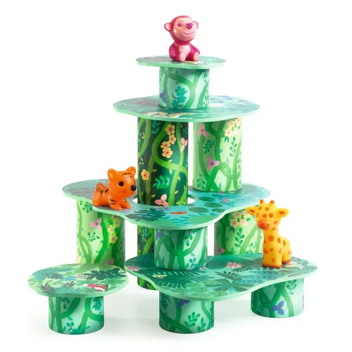 Toronyépítő játék - Dzsungel játszótér - TopaniTube