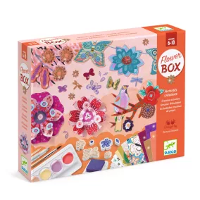   Djeco - Kreatív műhely - 6 technika 1 dobozban - Virágos kert - Flower Box