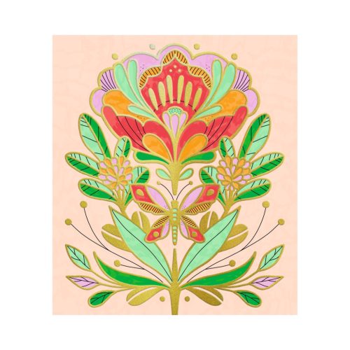 Artistic Color - Színező - Virágmandala - Flora