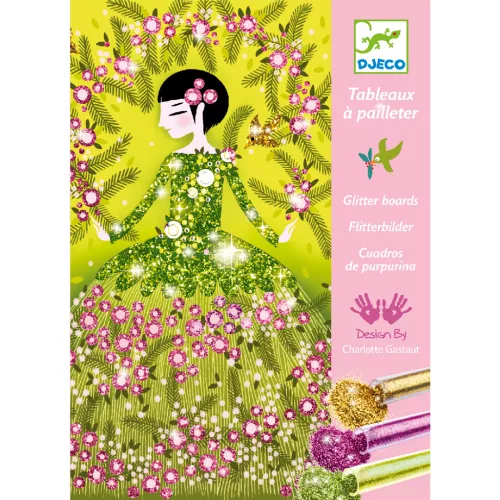 Csillámkép készítés - Csillogó ruhák - Glitter dresses