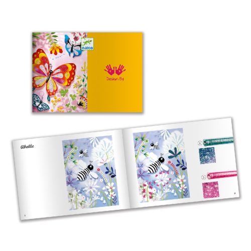 Csillámkép készítés - Pillangók - Butterflies