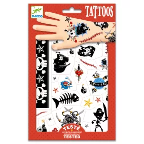 Djeco - Tetováló matricák - Kalózok - Pirates