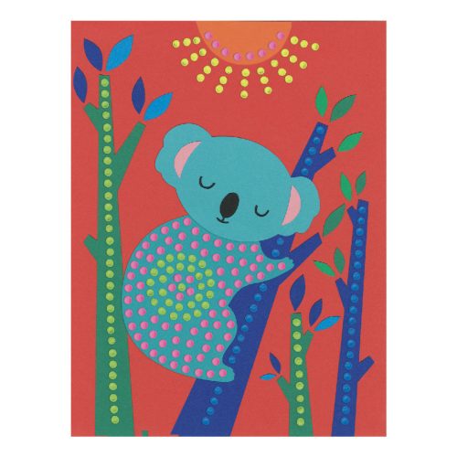 Képfestés pöttyökkel - Állatok pöttymintákkal - Pointillism