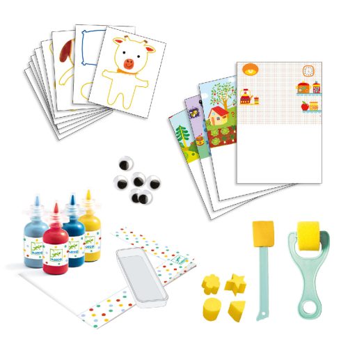 Szivacsfestő műhely - Spongya mackó - Sponge painting