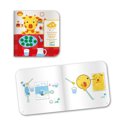 Szivacsfestő műhely - Spongya mackó - Sponge painting