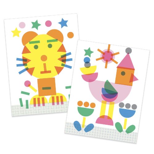 Stencil sablonos képalkotás - Tipi-tapi - Dib dab