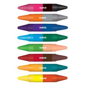 DJECO - Duplavégű zsírkréták DJECO - Duplavégű zsírkréták